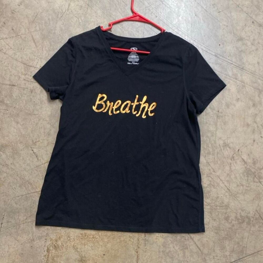Athletic-works Women's Black T-shirt